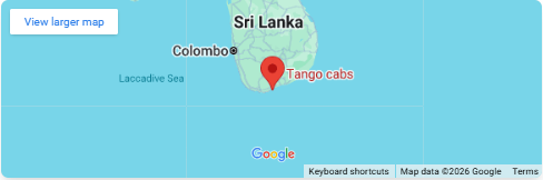 Tango Cabs Sri Lanka Location Map
